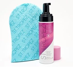 St. Tropez Berry Sorbet Self-Tanning Mousse and Mitt NEVER OPENED